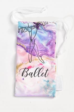 Ballet shoes bag Marble